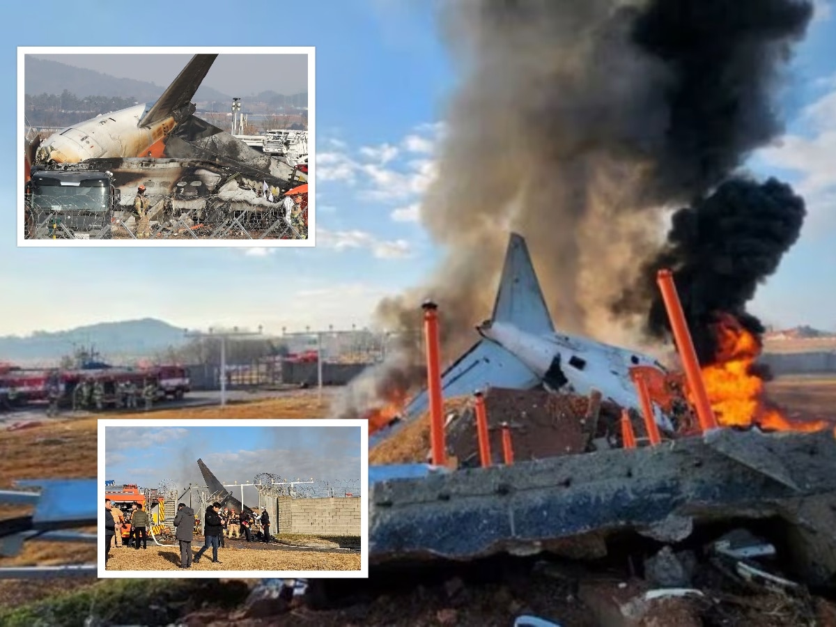 South Korea Plane Crash: 'मी माझे अखेरचे शब्द...,' विमान दुर्घटनेआधी प्रवाशाचा कुटुंबाला मेसेज, 'आमच्या विमानाच्या पंख्यात...' title=