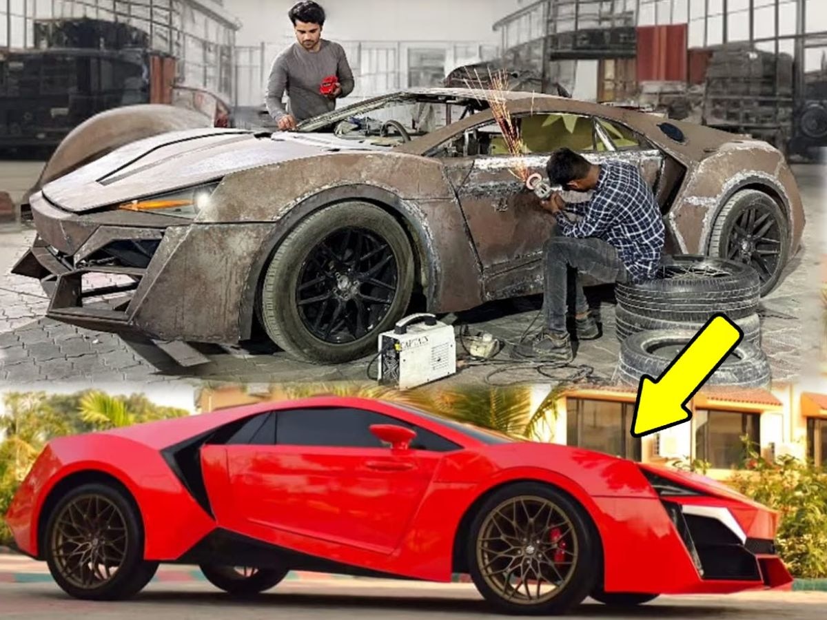 फक्त 13 लाखात बनवली 30 कोटींची Hypersport Super Car; पाहून सगळे हैराण title=