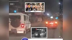 VIDEO: नाशिकमध्ये मध्यरात्री पोलिसांकडून गांजा तस्कराचा पाठलाग, एका कारच्या मागे धावत होत्या 8 CR व्हॅन्स; डिक्की उघडली असता....