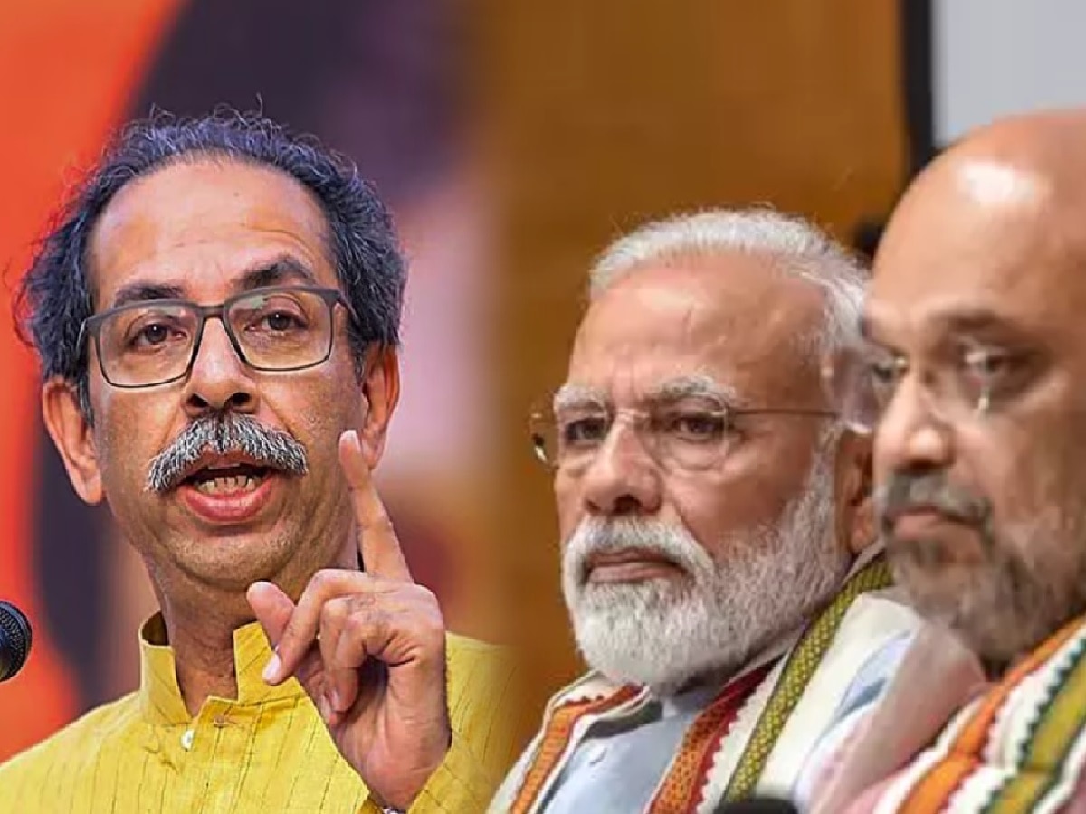 'मोदी-शहा अमृत पिऊन अमर झालेले नाहीत, त्यामुळे..'; ठाकरेंच्या सेनेचा हल्लाबोल! म्हणाले, 'लोकांनी सावध..' title=