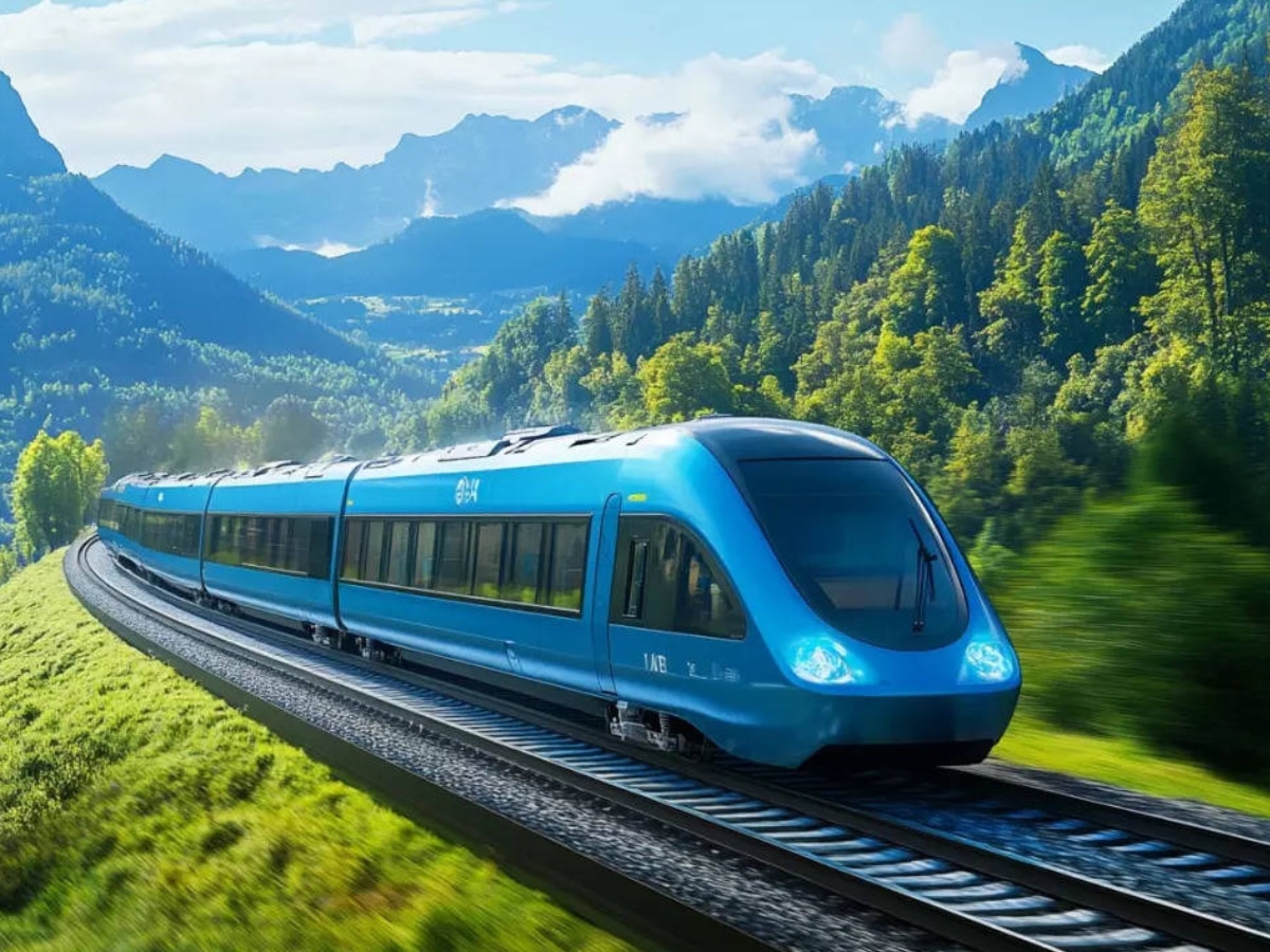 Worlds Most Powerful Hydrogen Train indian Railway Upgrad infra Marathi News