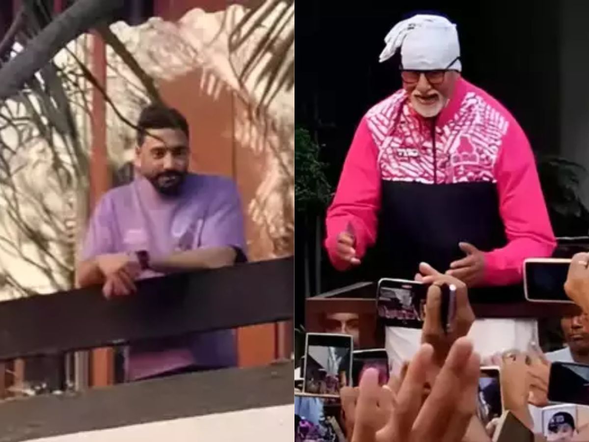 VIDEO : 'जलसा' च्या बाहेर बिग बींनी घेतली चाहत्यांची भेट, चर्चा मात्र बाल्कनित असलेल्या अभिषेकची VIDEO : 'जलसा' च्या बाहेर बिग बींनी घेतली चाहत्यांची भेट, चर्चा मात्र बाल्कनित असलेल्या अभिषेकची