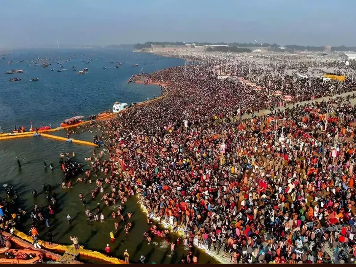 Mahakumbh 2025 devotee Counted help of CCTV camera AI software