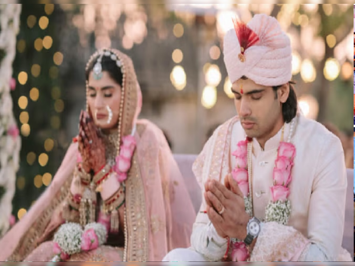 Neeraj Chopra Marriage : ऑलिम्पिक पदक विजेता नीरज चोप्राने केलं गुपचूप लग्न; कोण आहे त्याची पत्नी?