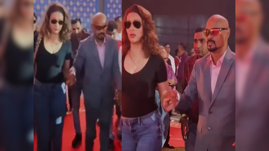 विनोद कांबळीची पत्नी अखेर आली समोर, वानखेडे मैदानात दिसली, शेजारी पती असताना...; VIDEO व्हायरल