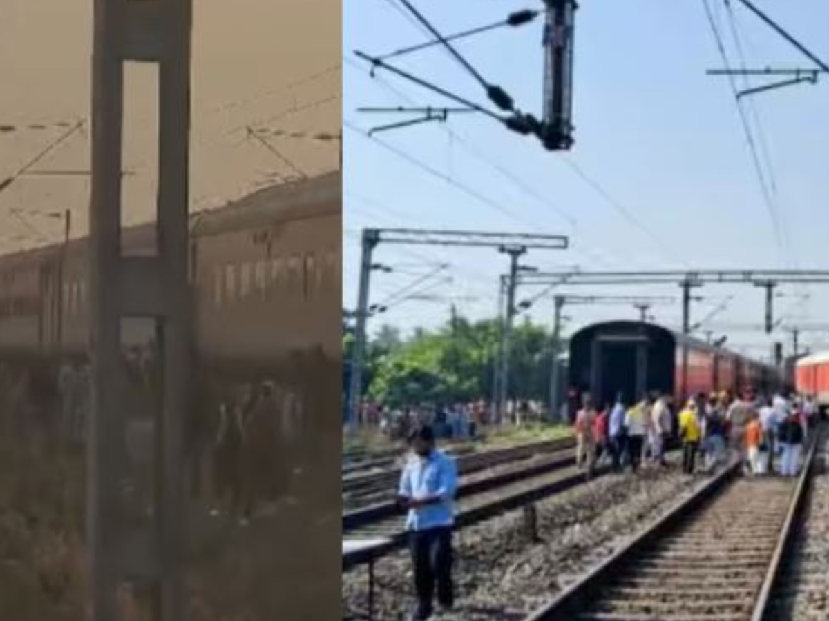 Jalgaon Pushpak Express train incident Photos Indian Railways Accident