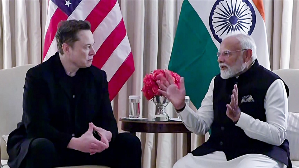 PM Modi Meets Elon Musk and his family In US America shares photos 