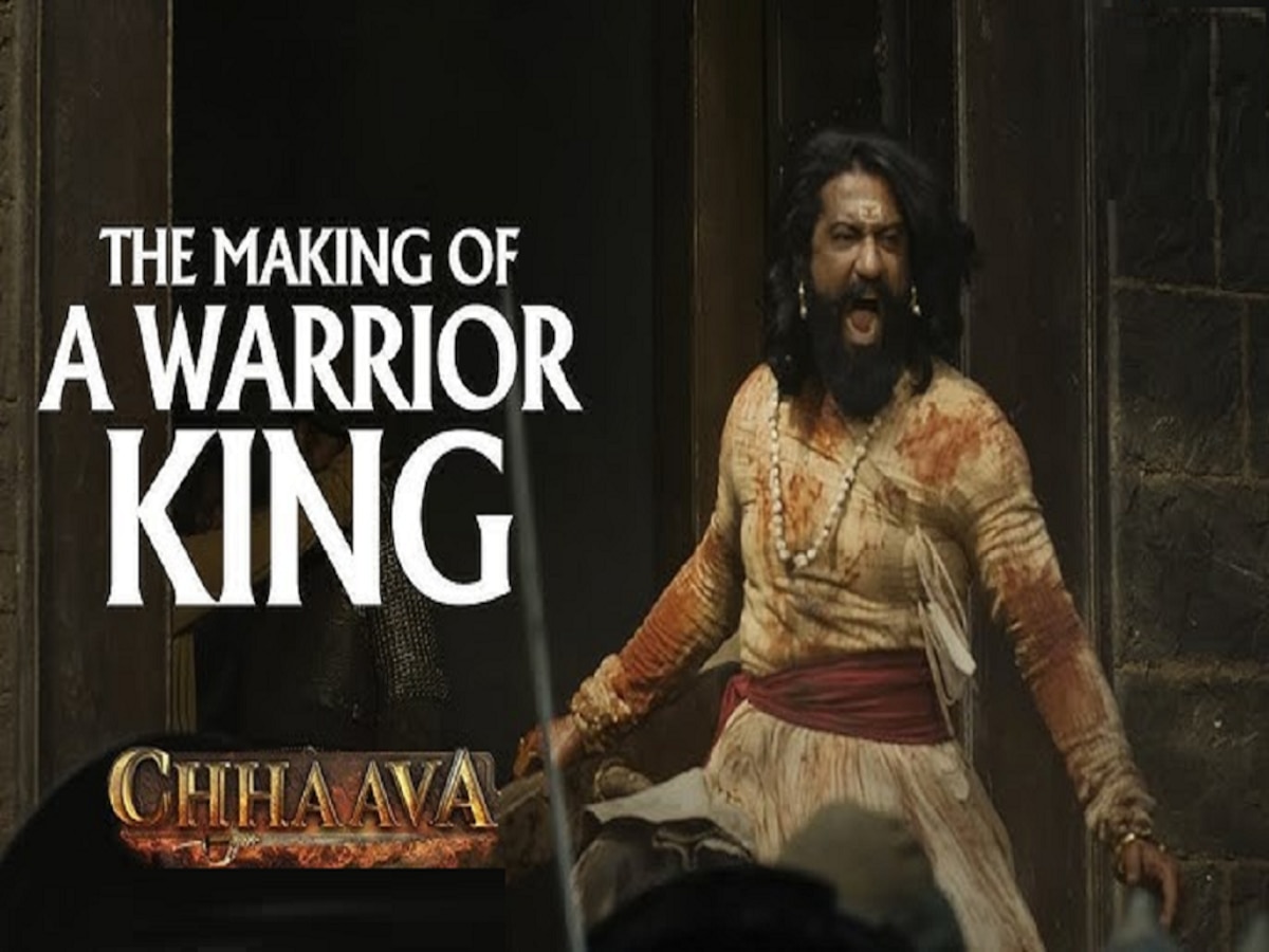 Chhaava Movie BTS Video : घाम गाळला, रक्तही सांडलं; विकी कौशलनंच सांगितलं, कसा साकारला 'छावा' title=