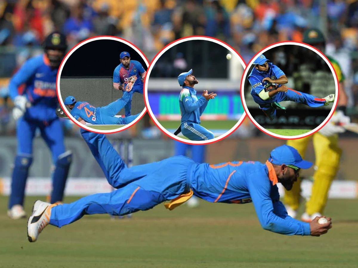 Top 5 Indian players with the most catches in ODIs