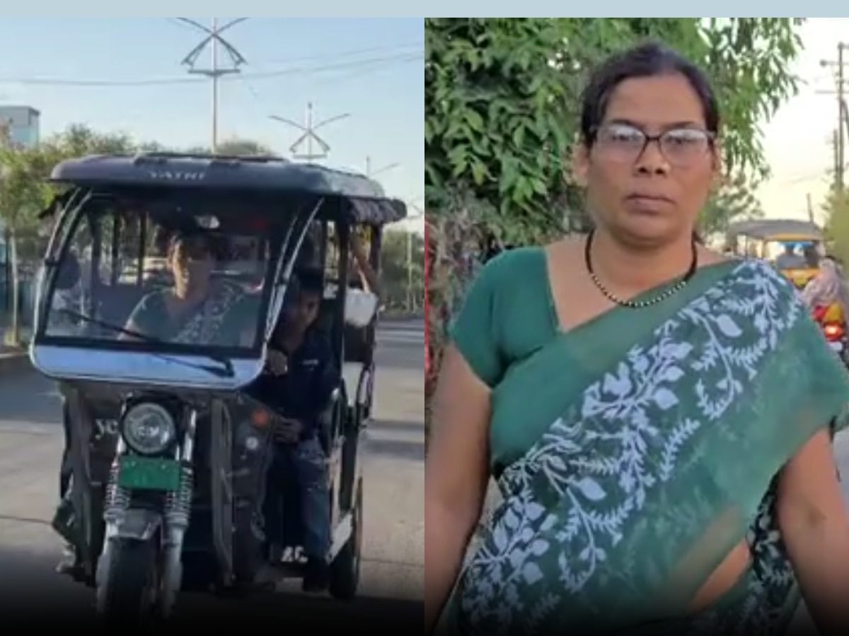 बुलढाण्यातील ‘सुपरमॉम; मुलाला IAS करायचं म्हणून आई चालवते रिक्षा