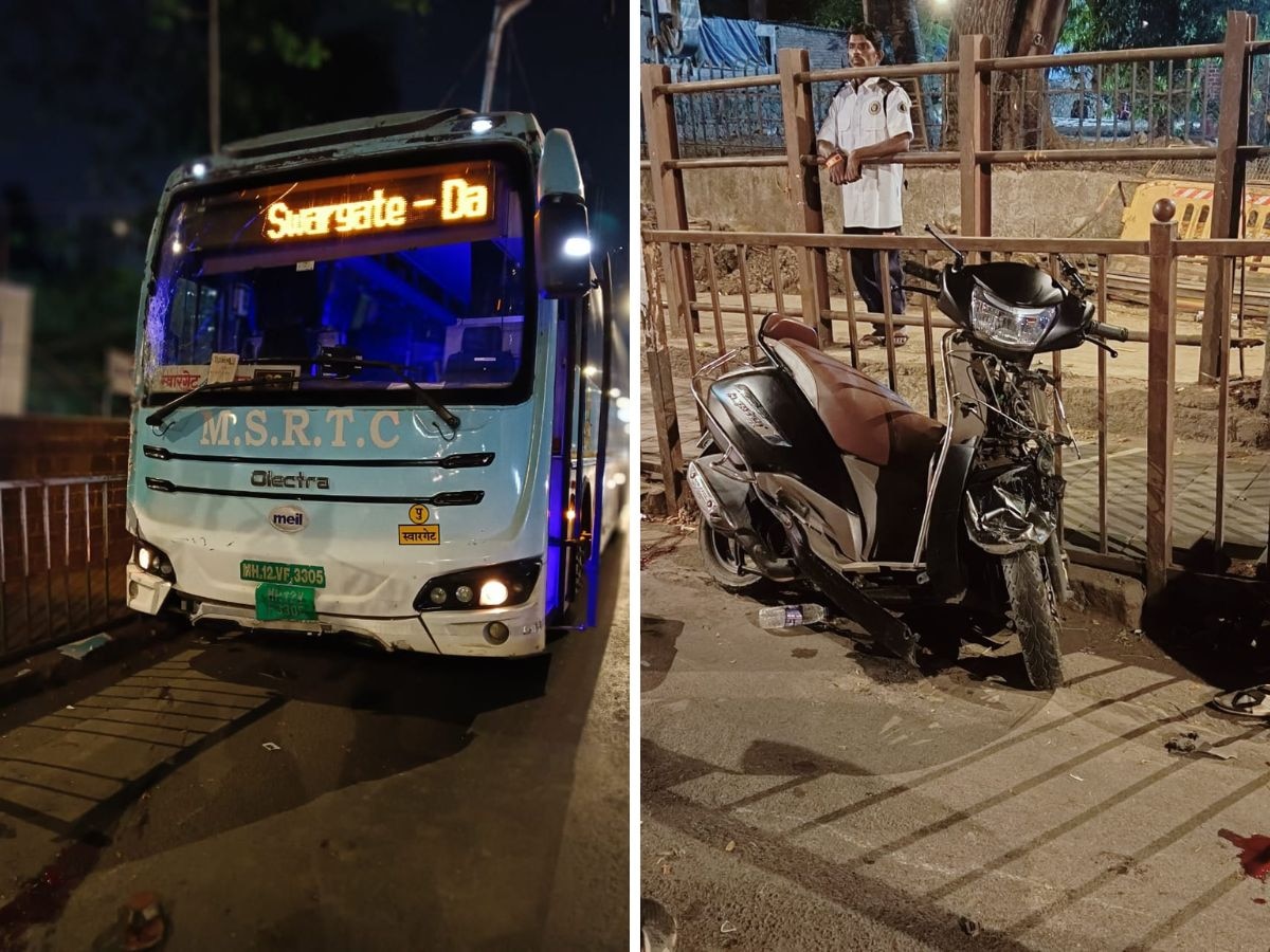 Dadar Accident : होळीसाठी फुले आणायला गेलेल्या तिघांना शिवनेरी बसने चिरडले, एकाचा मृत्यू दोघे गंभीर