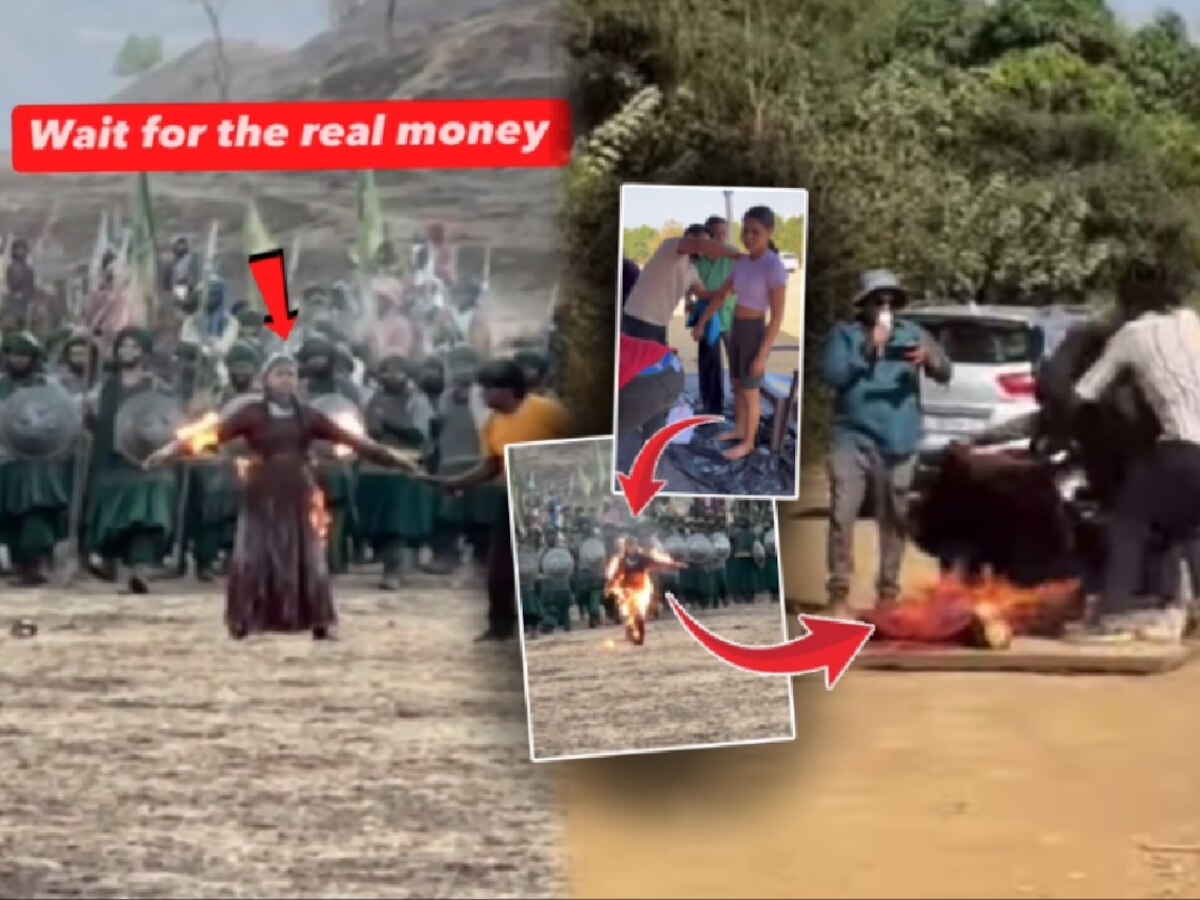 'छावा'तील आगीचा सीन कसा शूट झाला हे पाहून चाहते थक्क; मराठमोळ्या मुलीने जीव धोक्यात टाकत...