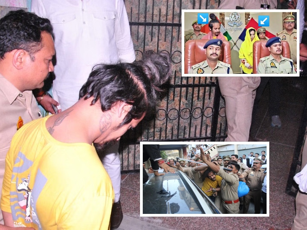 मेरठ हत्याकांडात हादरवणारे खुलासे! कापलेलं शिर आणि हातांसह झोपला साहिल, शरिरासोबत पत्नीने रात्रभर...