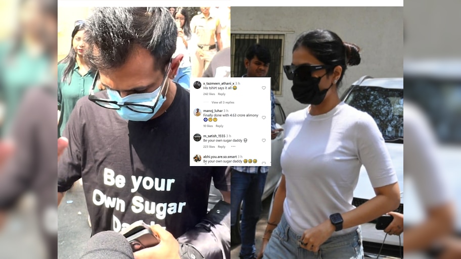 'स्वतःचे शुगर डॅडी व्हा', कोर्टाबाहेर युजवेंद्र चहलच्या टी शर्टने वेधलं साऱ्यांच लक्ष!