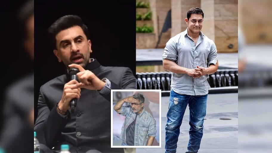 रणबीरने उडवली आमीर खानच्या उंचीची खिल्ली, म्हणाला 'त्यांच्या डोक्यात...', VIDEO व्हायरल