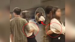 मेट्रो स्टेशनवर अश्लील चाळे! त्याने गर्लफ्रेंडच्या टी-शर्टमध्ये हात घातला अन्..; Video मुळे संतापाची लाट