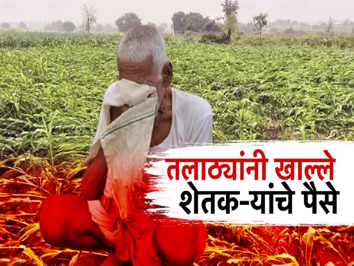 अतिवृष्टी अनुदानात घोटाळा, तलाठ्यांनी खाल्ले शेतकऱ्यांचे पैसे 