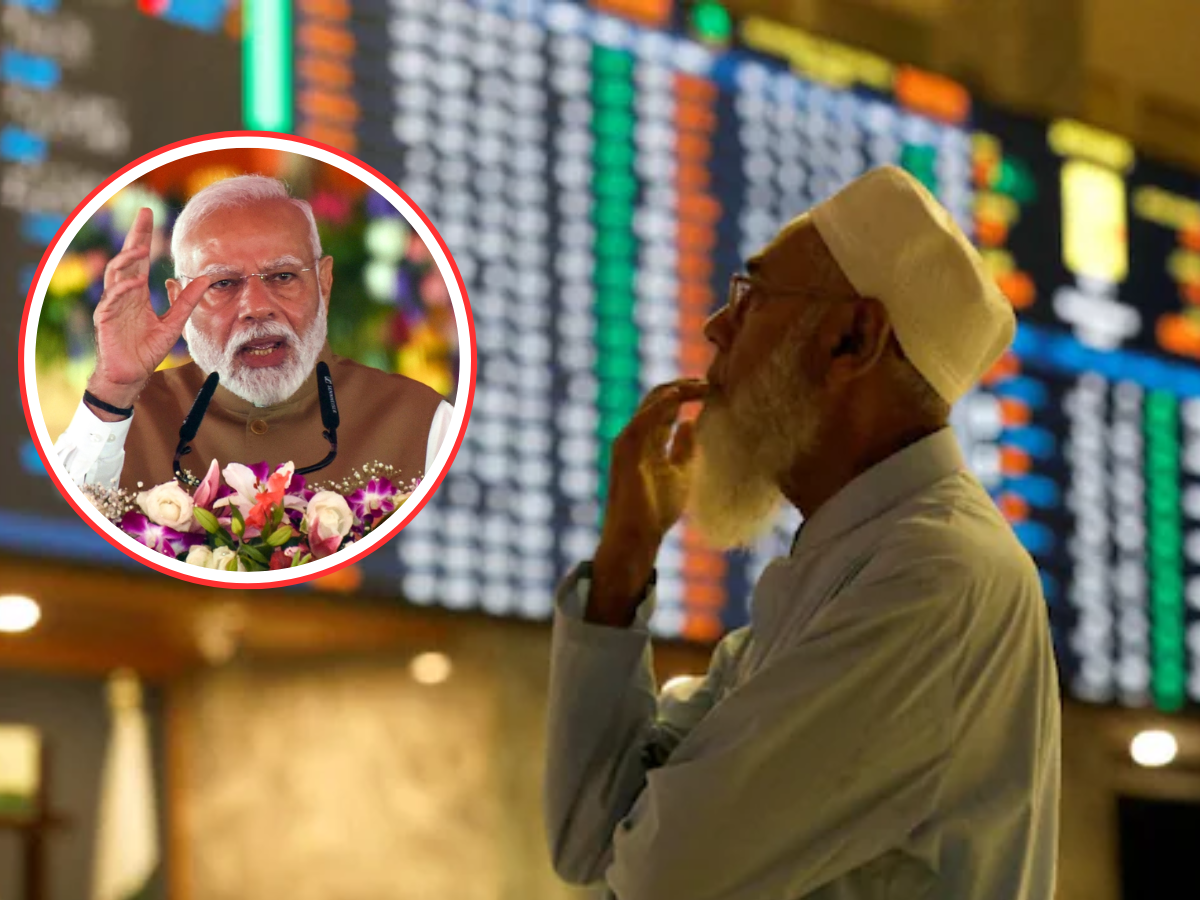 पंतप्रधान मोदींचा निर्णय अन् पाकिस्तानचा शेअर बाजार गडगडला; इतका कोसळला की...' पंतप्रधान मोदींचा निर्णय अन् पाकिस्तानचा शेअर बाजार गडगडला; इतका कोसळला की...'