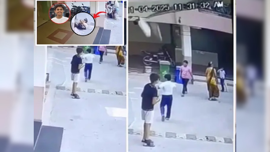 तो पार्किंगमध्ये खेळत होता अन्...5 व्या मजल्यावरून पीओपीचा तुकडा अंगावर पडल्याने 12 वर्षांच्या मुलाचा मृत्यू, अंगावर काटा आणणारा Video  