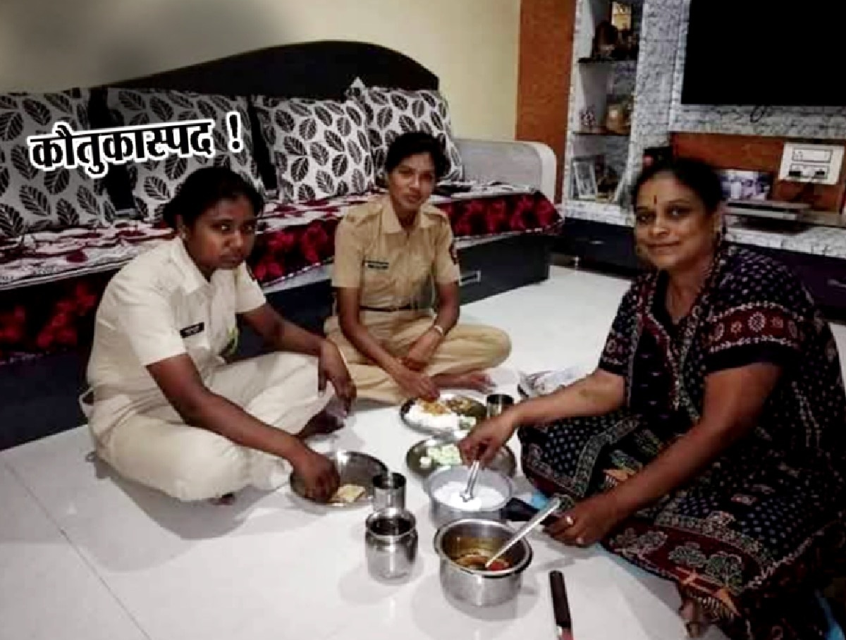 पुण्यातील काकूंना मानलं बुवा! सर्वच करतायेत कौतुक; 2 महिला पोलिसांना घरात बोलावलं अन्…