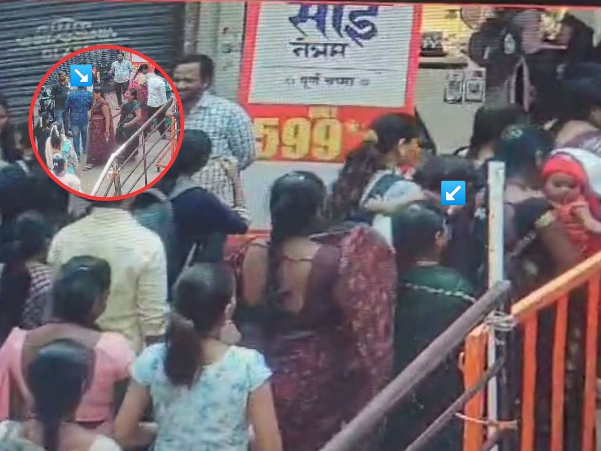 पुणे – दगडूशेठ हलवाई गणपती मंदिर परिसरात धक्कादायक प्रकार; CCTV त सगळा घटनाक्रम कैद, दोन महिलांनी…