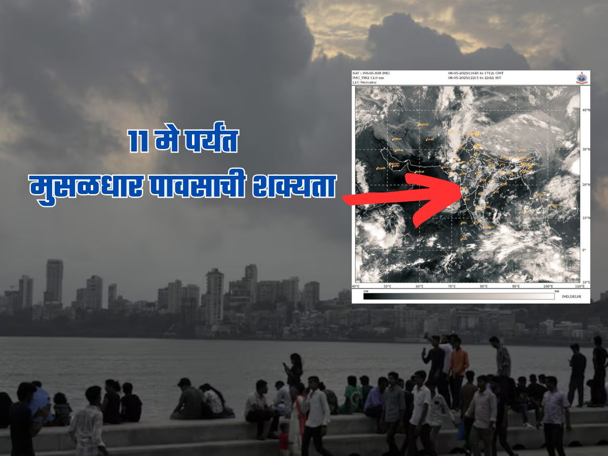 IMD Weather Update : येत्या 4-5 दिवसांत मुसळधार पाऊस, हवामान खात्याकडून यल्लो अलर्ट