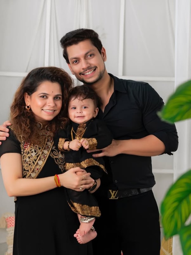 Kartiki Gaikwad shared her son Rishank First Birthday Picture 