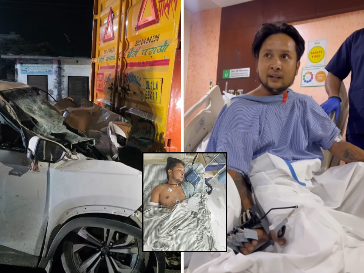 पवनदीपच्या अपघातानंतर 9 दिवसांनी पहिला व्हिडीओ आला समोर; दोन्ही पाय फ्रॅक्चर, हाताला दुखापत अन्... पवनदीपच्या अपघातानंतर 9 दिवसांनी पहिला व्हिडीओ आला समोर; दोन्ही पाय फ्रॅक्चर, हाताला दुखापत अन्...