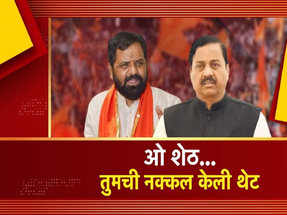 ओ शेठ तुमची नक्कल केली थेट! सुनील तटकरेंनी मारली भरत गोगवलेंची स्टाईल 