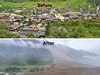40 सेकंदात संपूर्ण गाव नष्ट झालं! हिमनग कोसळून संपूर्ण गाव बर्फाखाली गाडले गेले, PHOTOS