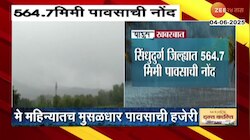 राज्यात सर्वाधिक पाऊस सिंधुदुर्गात; मे महिन्यातच विक्रमी पाऊस