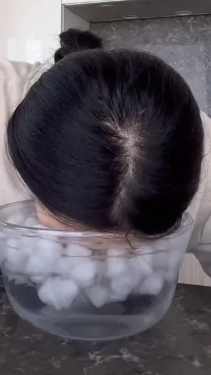 why people follow this ice water face dip trend technique know the reason 