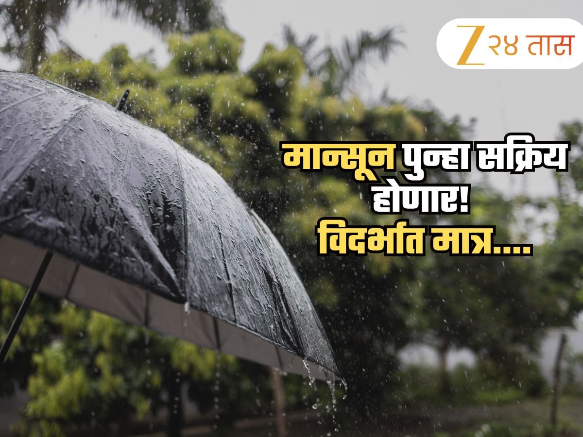 सुट्टीवर गेलेला पाऊस परतण्यास मुहूर्त सापडला; विदर्भाची मात्र उकाड्यापासून सुटका नाहीच