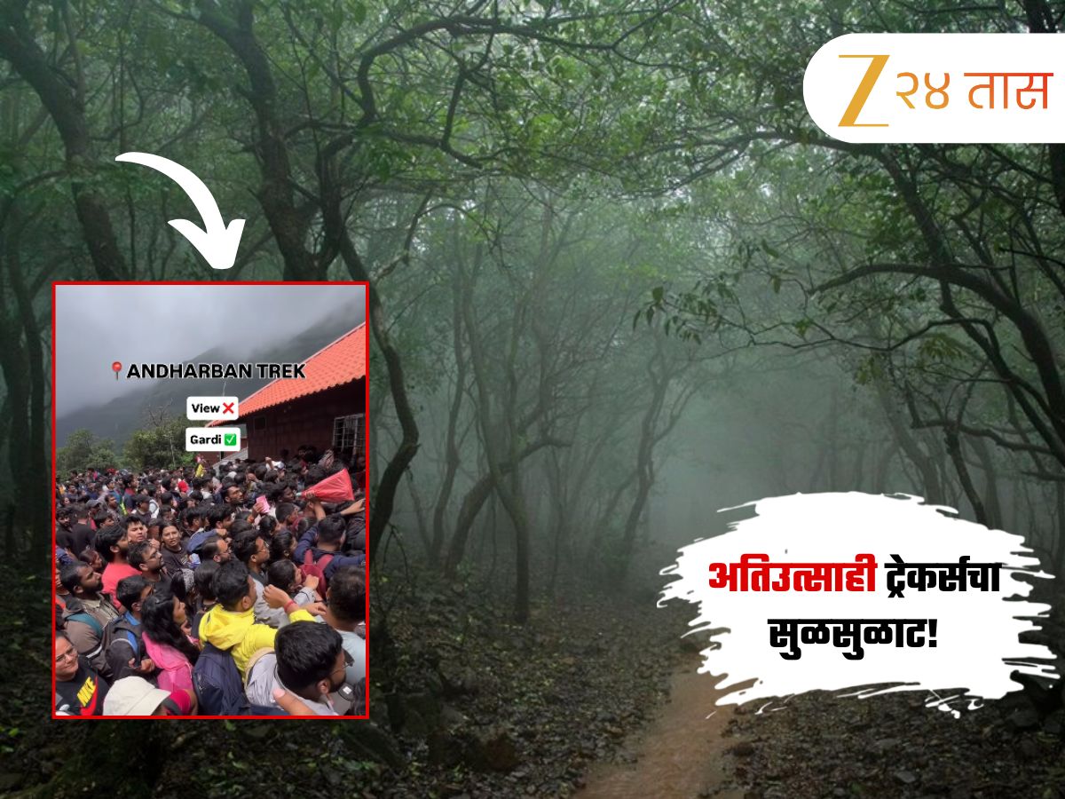 ट्रेकर्सचा अतिउत्साह नडला! अंधारबन वाटेवर तुडूंब गर्दीमुळं प्रशासनाच्या नाकीनऊ, घेतला मोठा निर्णय…
