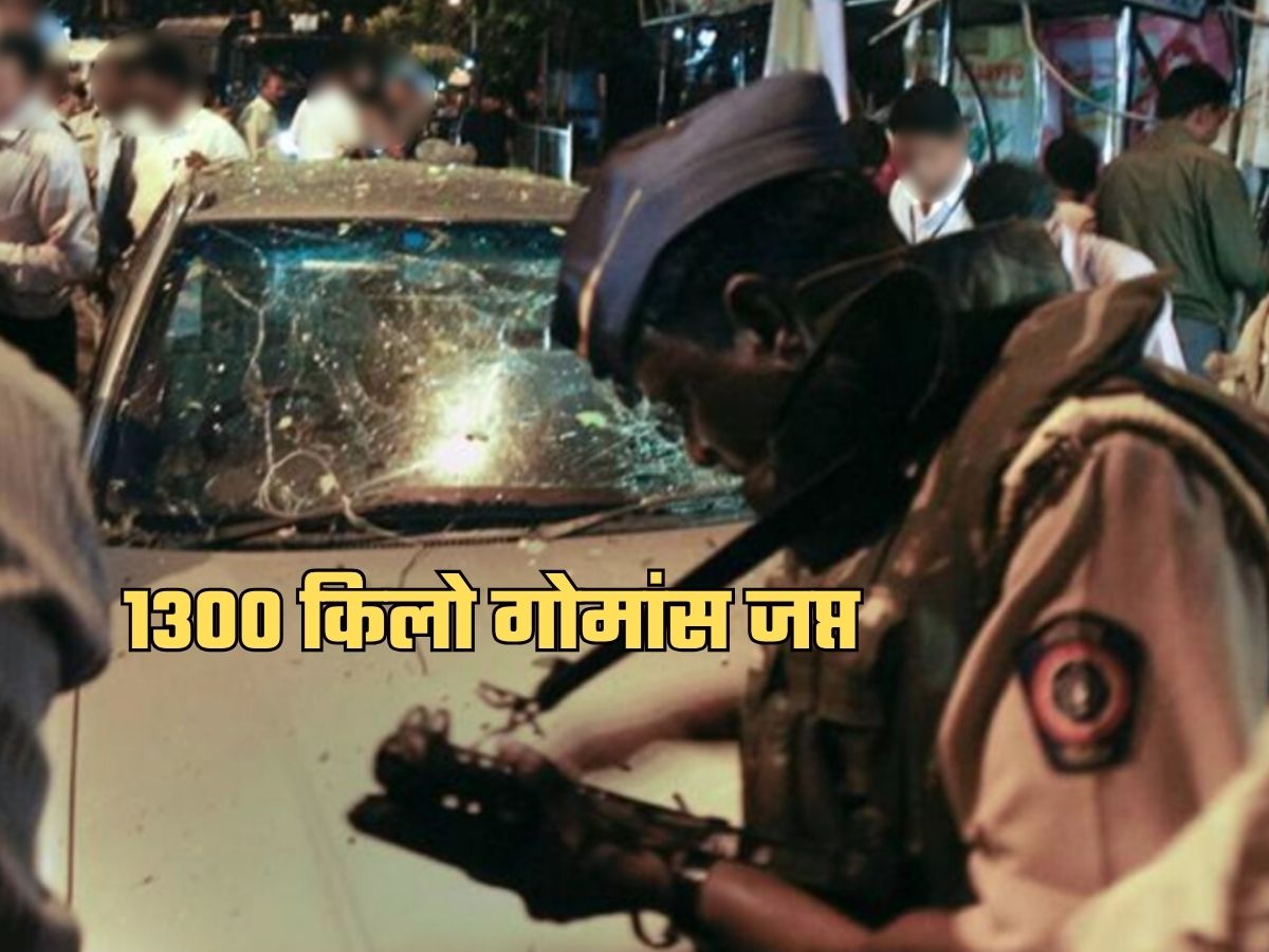 कल्याण हादरलं! WagonR मधून 1300 किलो गोमांस जप्त; पोलीस कारवाई सुरू असतानाच Thar आली अन्… कल्याण हादरलं! WagonR मधून 1300 किलो गोमांस जप्त; पोलीस कारवाई सुरू असतानाच Thar आली अन्…