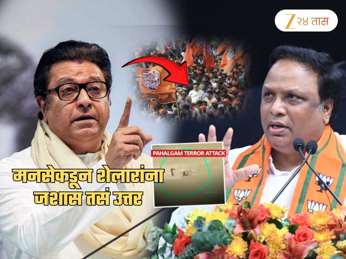 ‘भाजपावाल्यांना लाज…’, मनसैनिकांची पहलगाम दहशतवाद्यांशी तुलना करणाऱ्या शेलारांना उत्तर; ‘ज्या महाराष्ट्राने..’