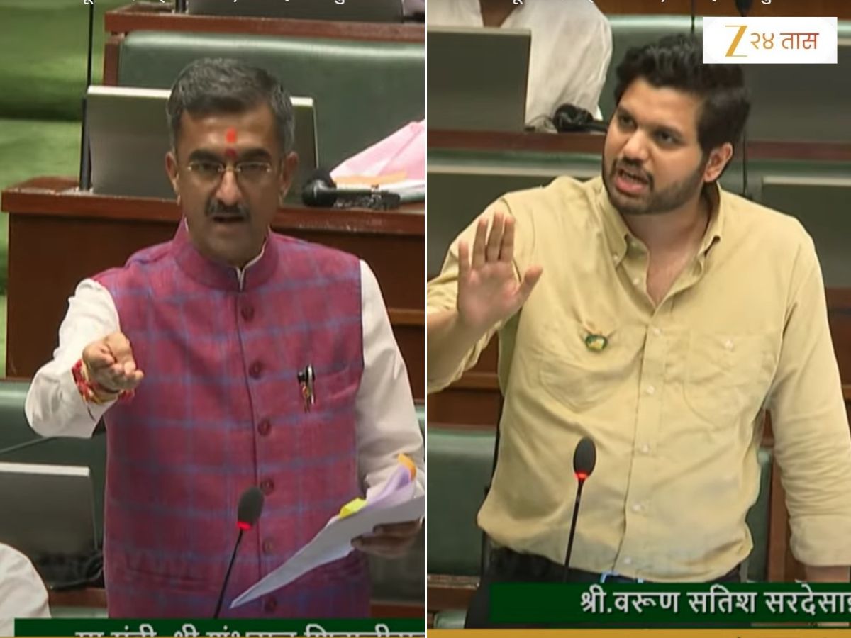 ‘तुम्ही काय पत्र पत्र खेळता’, सभागृहात वरुण सरदेसाईं आणि शंभूराज देसाई भिडले, म्हणाले ‘तुम्ही काय केलं?’