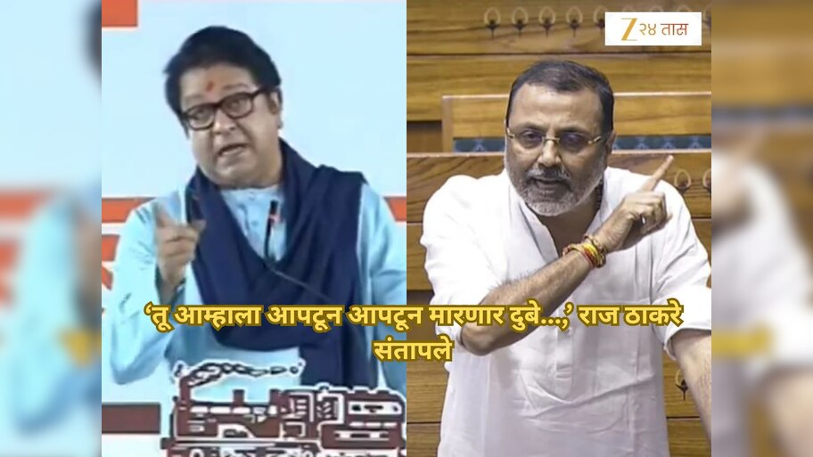 'मराठी लोकांना आपटून आपटून मारु' म्हणणाऱ्या निशिकांत दुबेंना राज ठाकरेंचा जाहीर इशारा, म्हणाले, 'दुबे तू फक्त मुंबईत...'