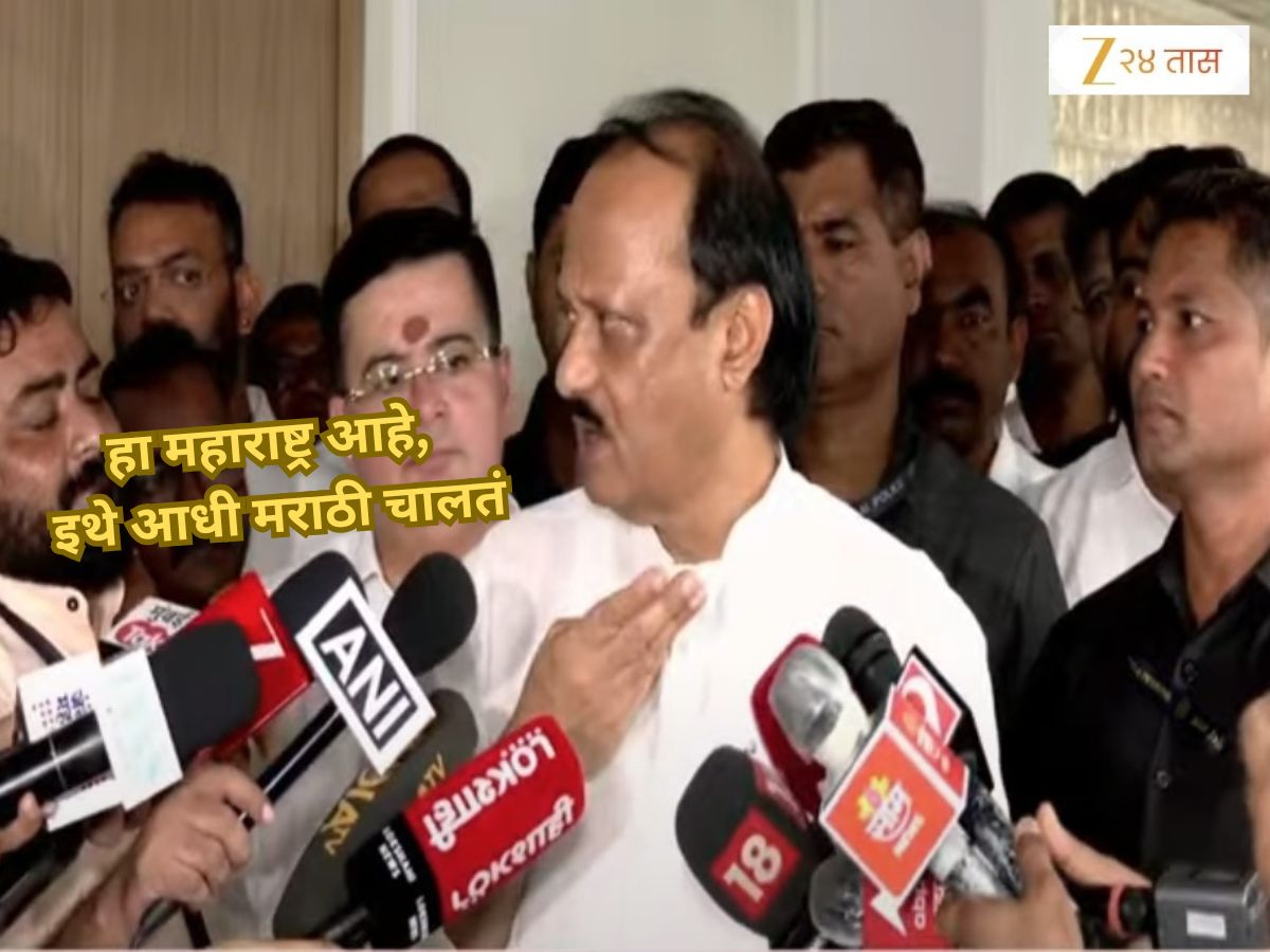 ‘तुमची ही काय पद्धत, हा महाराष्ट्र आहे…’; अजित पवारांनी हिंदी पत्रकाराला सुनावलं