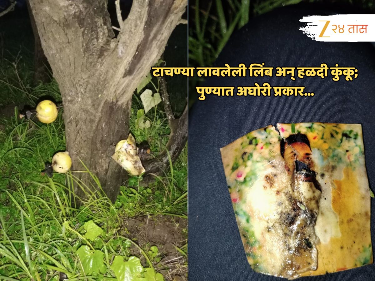 खिळे, टाचण्या लावलेले लिंबू आणि ‘तो’ फोटो… अघोरी प्रकारानं हादरला पुण्यातील ‘हा’ परिसर