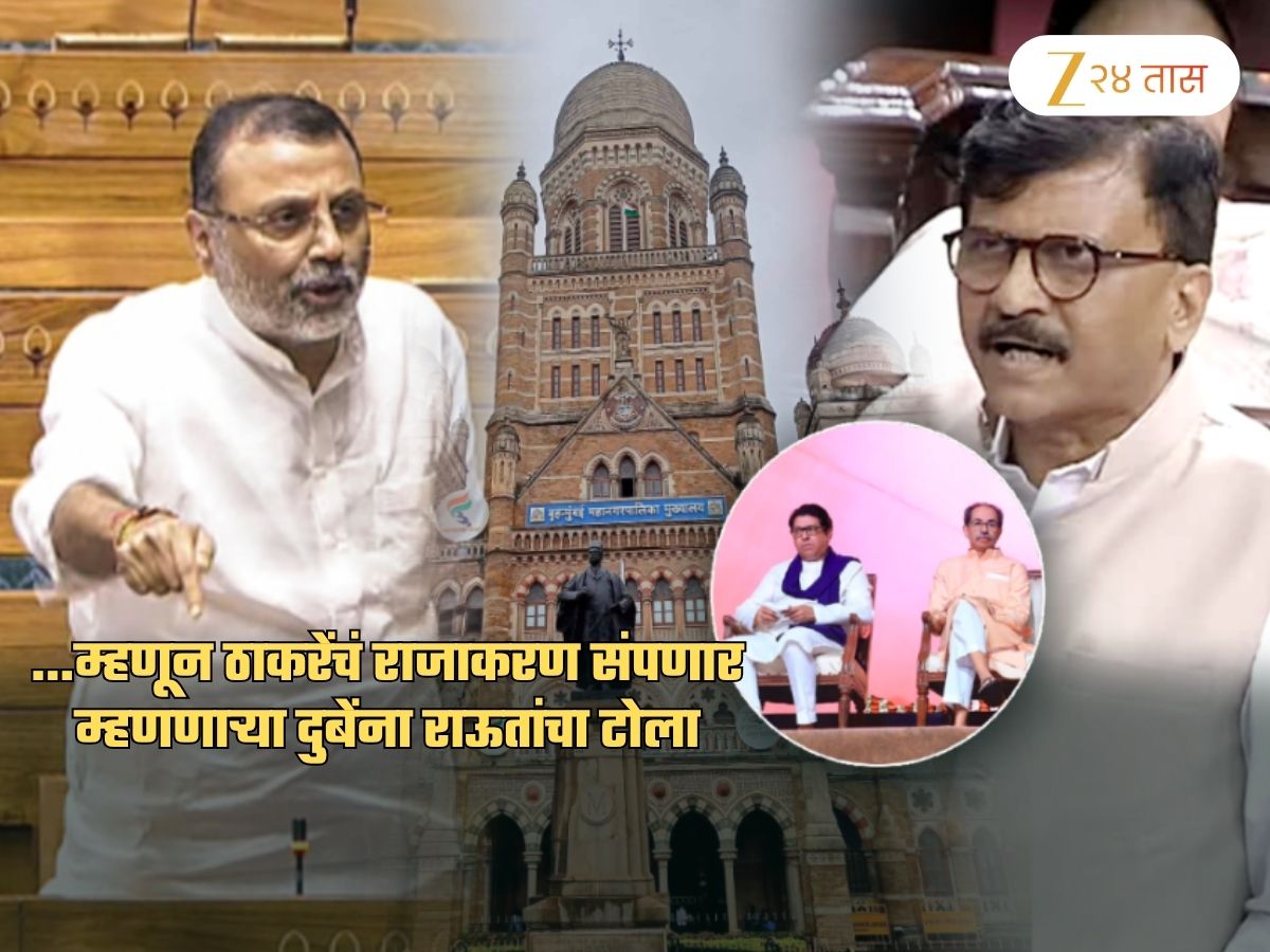 ‘…म्हणून दुबे मुंबईत आले’, ‘ठाकरेंचं राजकारण संपणार’वरुन राऊतांचा खोचक टोला; ‘तुमच्या राज्यात…’