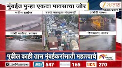 मुंबईत मुसळधार पाऊस, अनेक ठिकाणी पाणीच पाणी