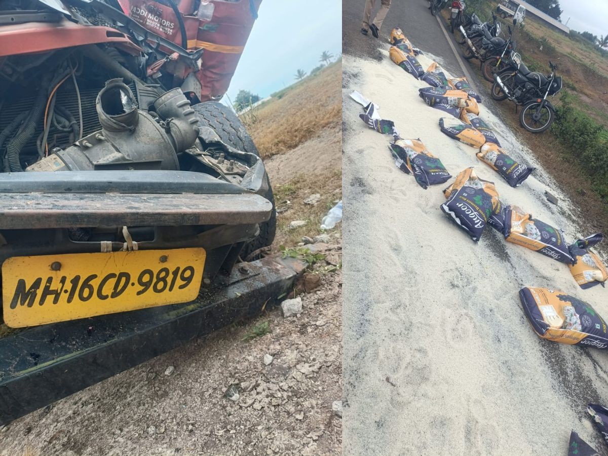 अष्टविनायक महामार्गावर भीषण अपघात, एकाच कुटुंबातील तिघांचा दुर्दैवी मृत्यू, ट्रक दुधाच्या टँकरमध्ये घुसला अन्…