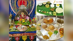 Ganeshotsav News : मराठमोळ्या पद्धतीने नैवेद्याचे ताट कसे वाढावे, कोणता पदार्थ कुठे असावा? किती मिनिटं नैवेद्य ठेवावा?