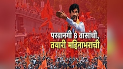 परवानगी 8 तासांची, तयारी महिनाभराची; मराठा आंदोलकांनी सोबत आणला महिन्याभराचा शिधा 