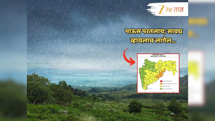 हा परतीचा पाऊस की मुक्काम ठोकलेला? राज्यात पुन:श्च मुसळधार; कुठे पडली चिंतेत भर?