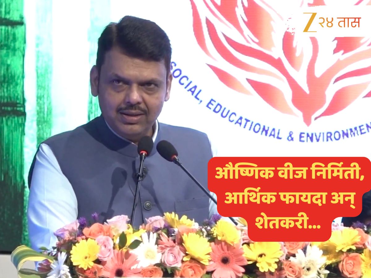 मोठी गुंतवणूक अन् तितकाच संभाव्य परतावा; शेतकऱ्यांना एक नवा पर्याय सुचवत काय म्हणाले फडणवीस? मोठी गुंतवणूक अन् तितकाच संभाव्य परतावा; शेतकऱ्यांना एक नवा पर्याय सुचवत काय म्हणाले फडणवीस?