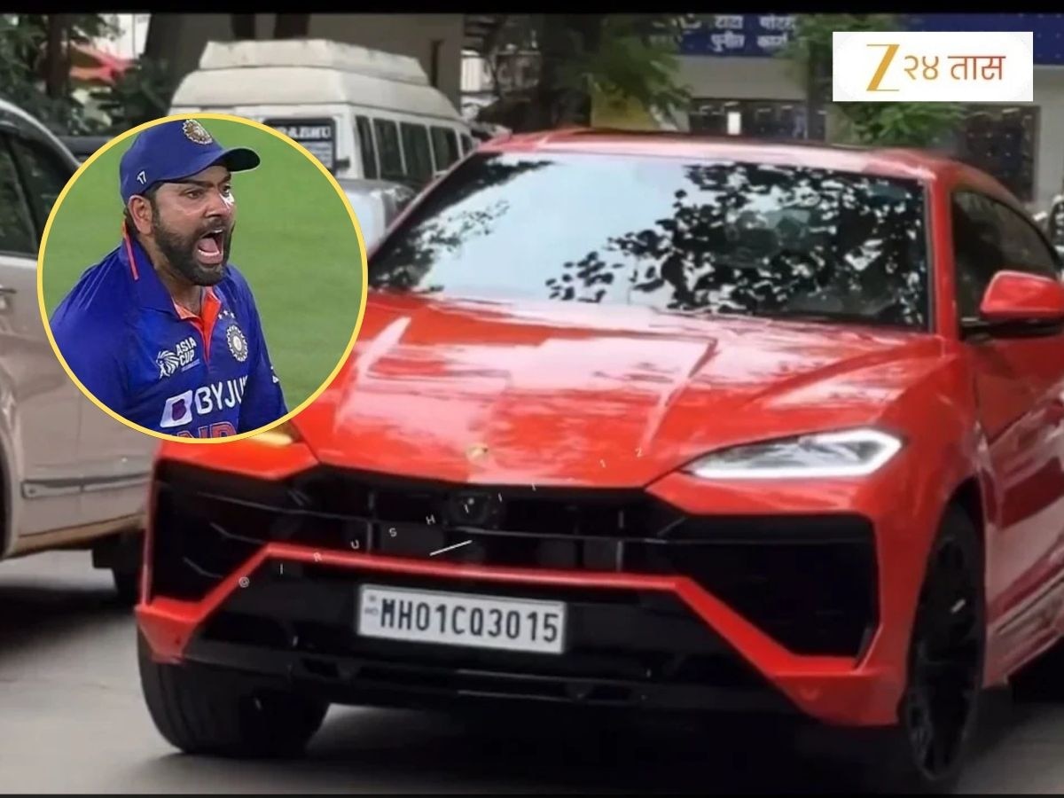 ...अन् रोहित शर्माने आपलीच 4 कोटींची Lamborghini कार फोडली; VIDEO तुफान व्हायरल