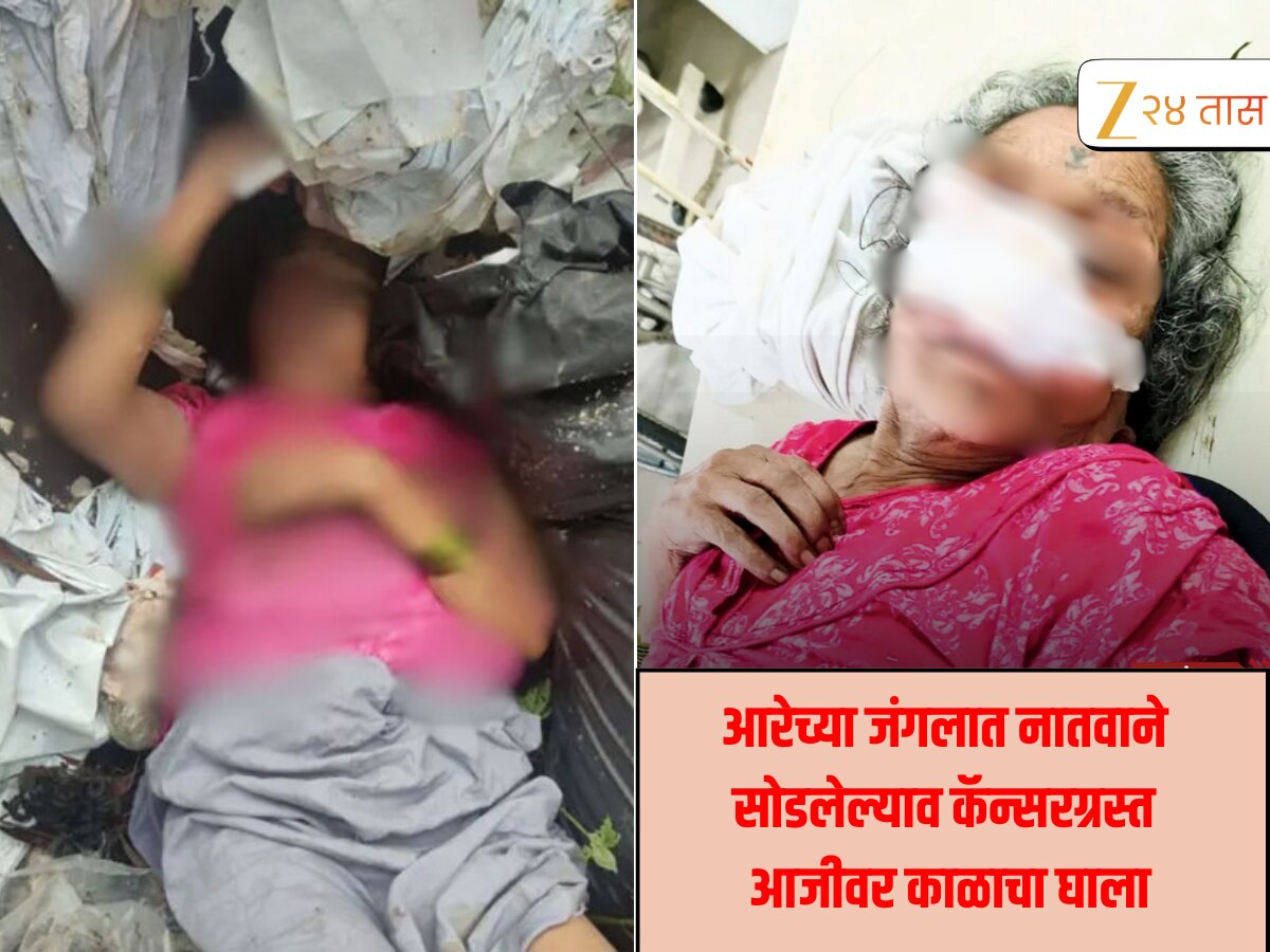 हृदयद्रावक! नातवाने आरेच्या जंगलात सोडलेल्या आजीचा मृत्यू, शेवटच्या क्षणीही...