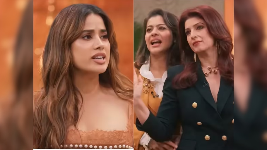 One Night Stand बद्दल 'हे' काय बोलून गेली जान्हवी कपूर? काजोल, ट्विंकल आणि करण राहिले ऐकतं....